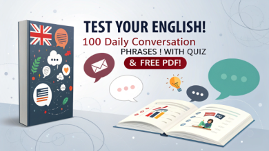 Test Your English! 100 Daily Conversation Phrases (With Quiz & Free PDF)